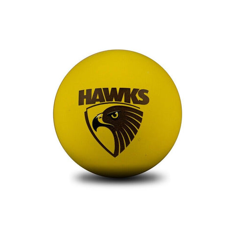 AFL Rubber High Bounce Hand Ball - Hawthorn Hawks - Single - 6cm