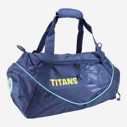 NRL Shadow Sports Bag - Gold Coast Titans - Gym Travel Duffle Bag