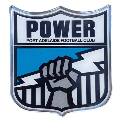 AFL Retro Logo Emblem - Port Adelaide Power - Supporter Car Badge