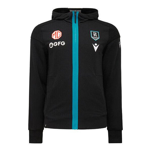 AFL 2024 Travel FZ Naxos Hoodie - Port Adelaide Power - Adult - Mens - Jacket