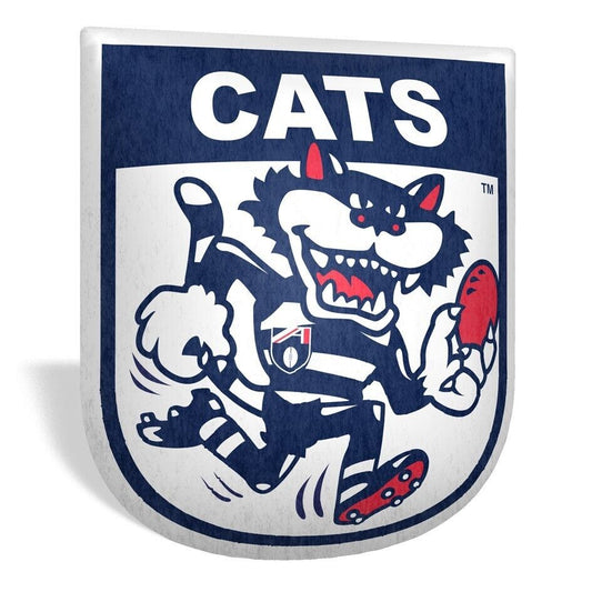 AFL Mascot Shaped Cushion - Geelong Cats - 35cm x 40cm - Pillow