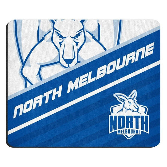 AFL Mouse Mat - North Melbourne Kangaroos - Mouse Pad - 22cm x 19cm