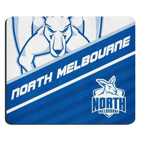 AFL Mouse Mat - North Melbourne Kangaroos - Mouse Pad - 22cm x 19cm