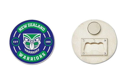 NRL Bottle Opener Magnet - New Zealand Warriors - Rugby League