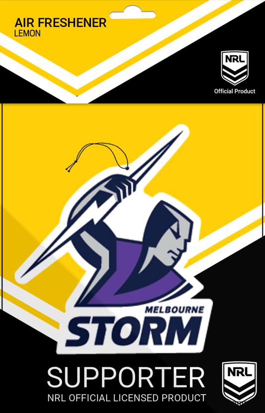 NRL Car Air Freshener - Melbourne Storm - Rugby League