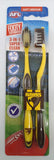 AFL Adult Toothbrush Twin Pack - Hawthorn Hawks - Set of Two - Soft/Medium