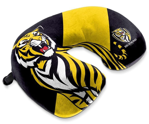 AFL Travel Pillow - Richmond Tigers - U Shaped - Neck Cushion