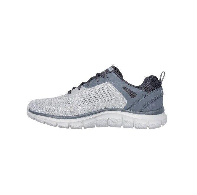 SKECHERS Track Shoe - Broader - Grey/Charcoal - Mens