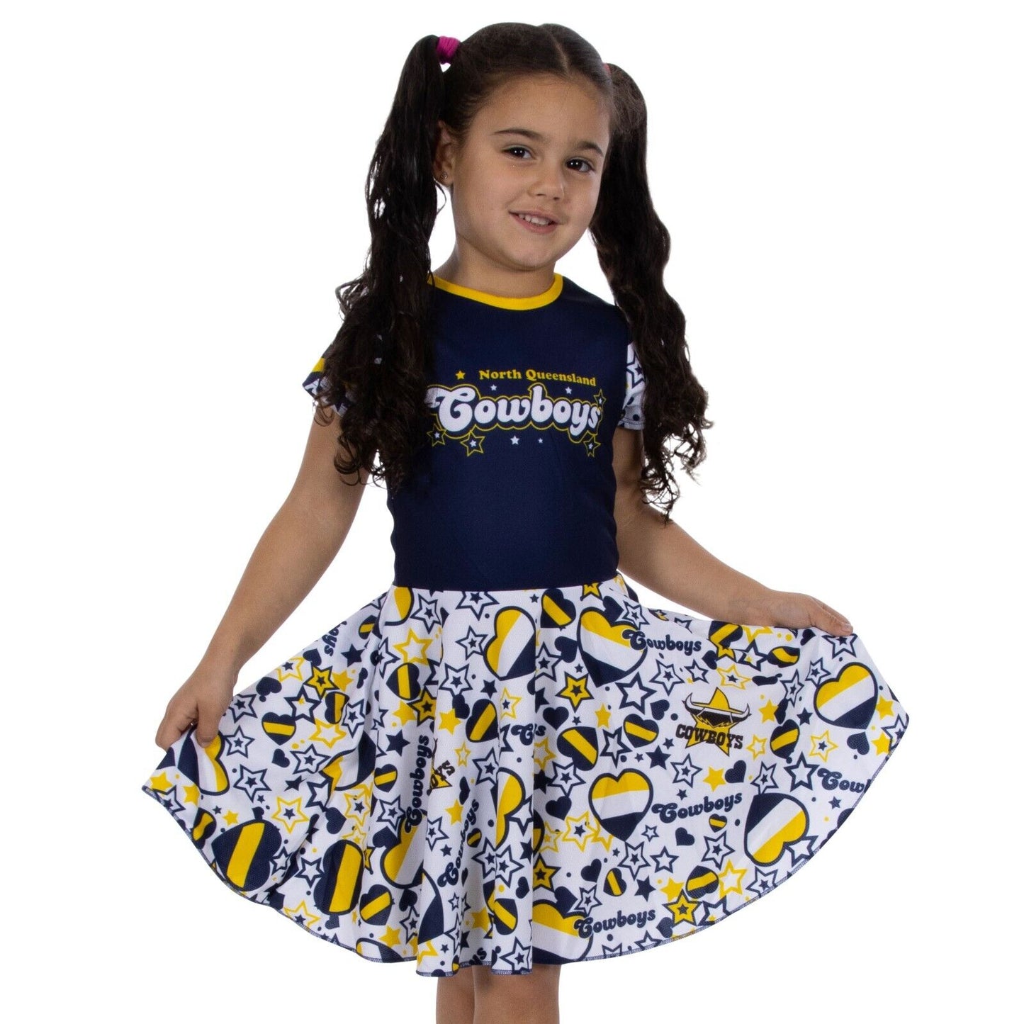 NRL Heartbreaker Dress - North Queensland Cowboys- Girls - Toddler - Kid