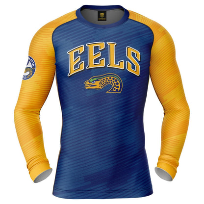 NRL Barrel Rash Vest - Parramatta Eels - UPV 50+ - Sun Shirt - Adult