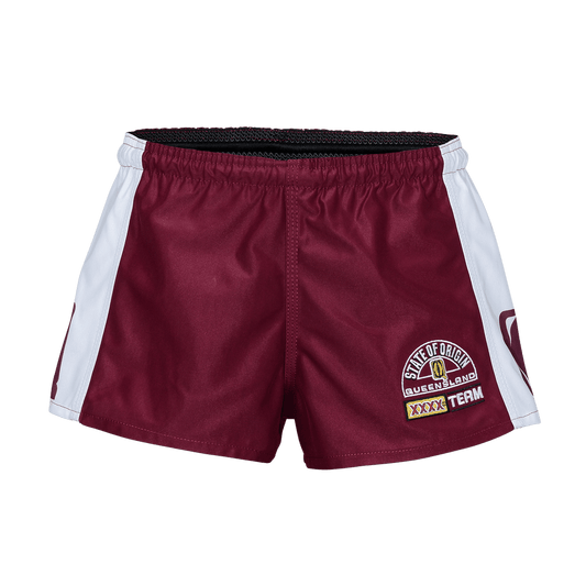 QLD Maroons Hero Footy Shorts - State Of Origin - Queensland Maroons - Rugby