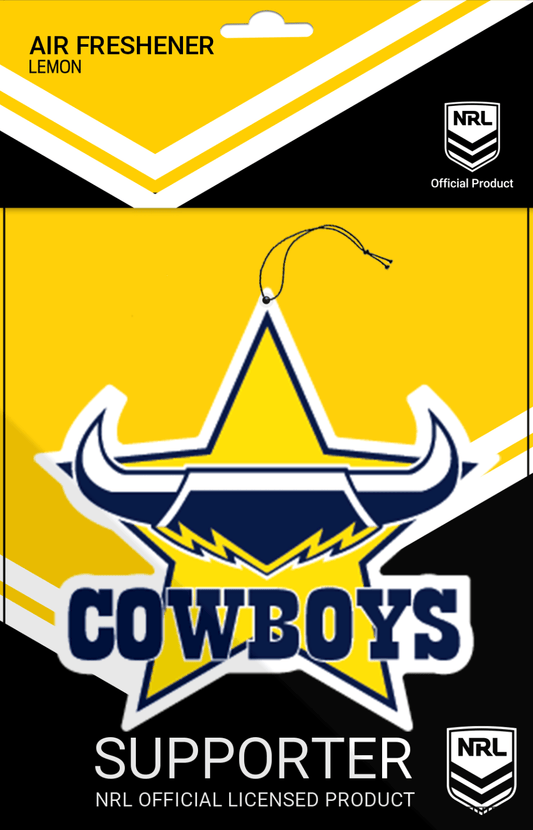 NRL Car Air Freshener - North Queensland Cowboys - Rugby League