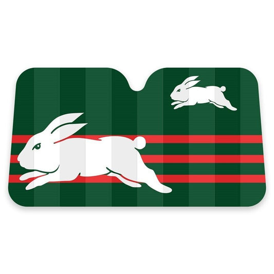 NRL Car Sunshade - South Sydney Rabbitohs - 130cm x 70cm