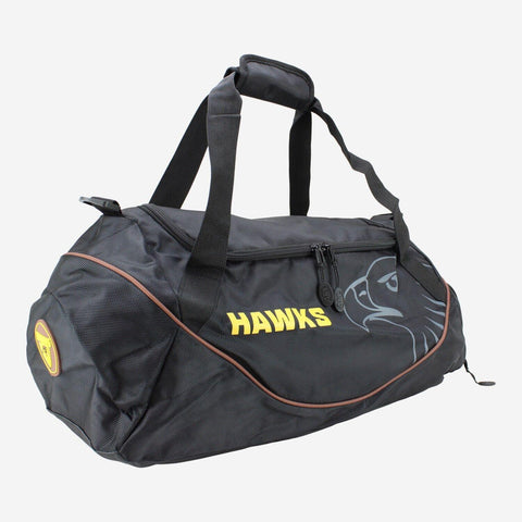 AFL Shadow Sports Bag - Hawthorn Hawks - Gym Travel Duffle Bag