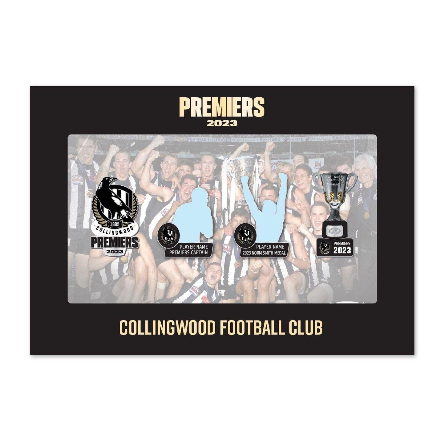 AFL 2023 PREMIERS PIN SET - COLLINGWOOD MAGPIES  - LIMITED EDITION