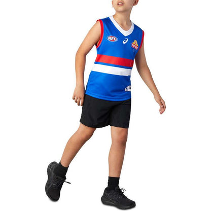 AFL 2023 Home Guernsey - Western Bulldogs - Youth - ASICS