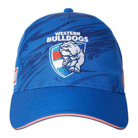 AFL 2023 Media Cap - Western Bulldogs - Hat - One Size - Adjustable - ASICS