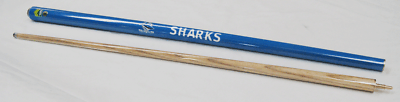 NRL Two Piece Pool Snooker Billiards Cue 57 Inch - Cronulla Sharks