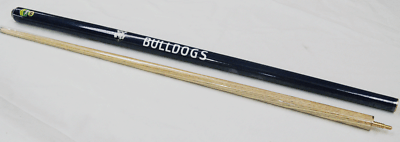 NRL Two Piece Pool Snooker Billiards Cue 57 Inch - Canterbury Bulldogs