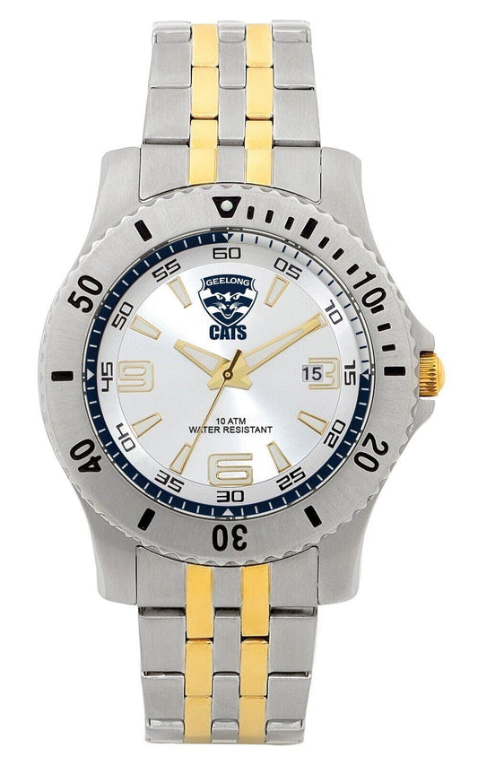 AFL Legends Watch - Geelong Cats - Stainless Steel Band - Box incl.