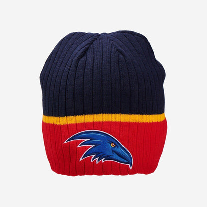 AFL Boundary Rib Beanie - Adelaide Crows - Winter Hat