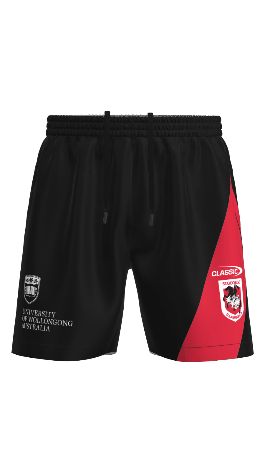 NRL 2023 Training Shorts - St George Illawarra Dragons - Adult Unisex - CLASSIC