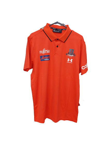 AFL 2022 Team Polo Shirt - Essendon Bombers - Red - Mens