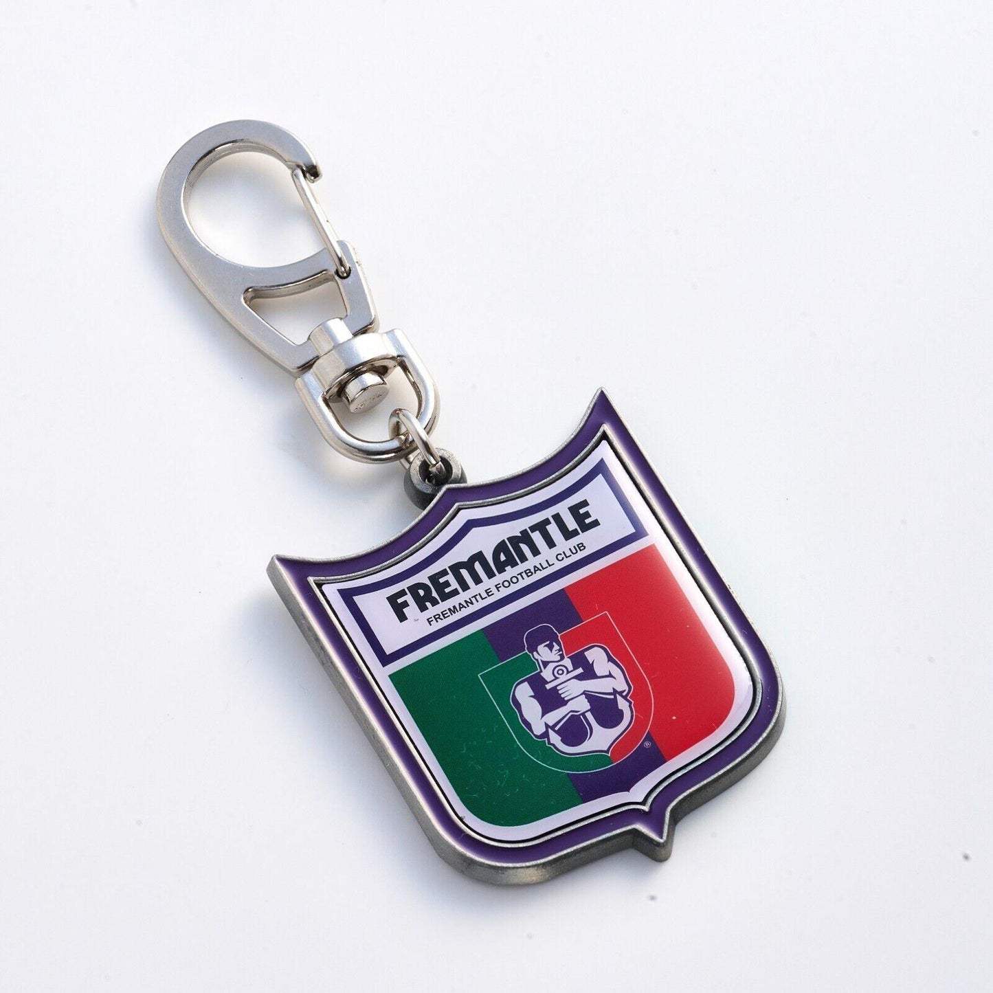 AFL Heritage Metal Key Ring - Fremantle Dockers - Logo Keyring - Aussie Rules