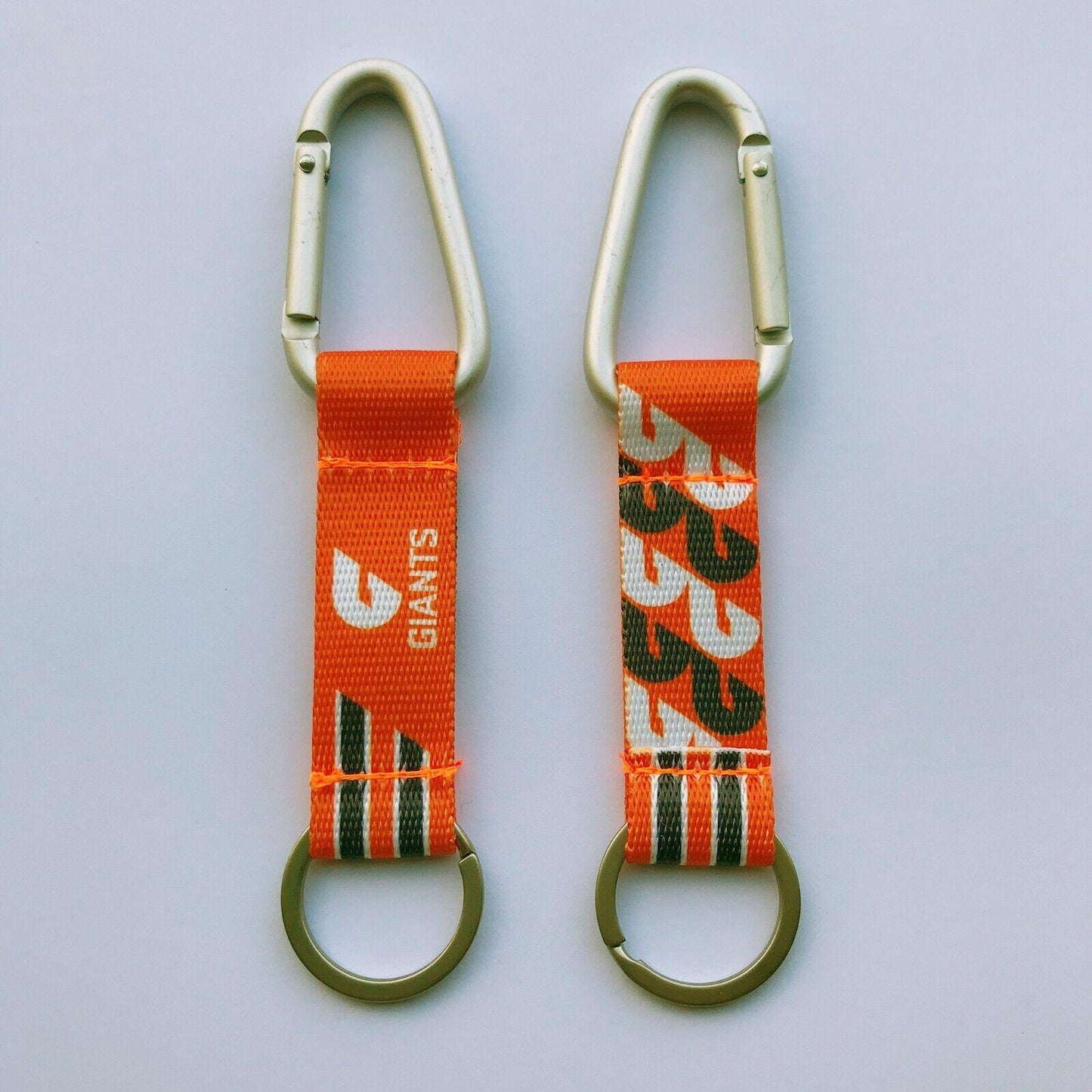 AFL Carabiner Key Ring - GWS Giants - Keyring - Clip and Ring