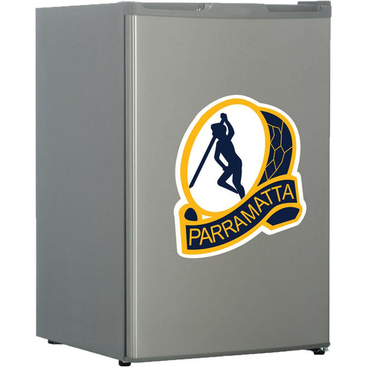 NRL Heritage Fridge Decal - Parramatta Eels -Team Logo Sticker - 470x378mm