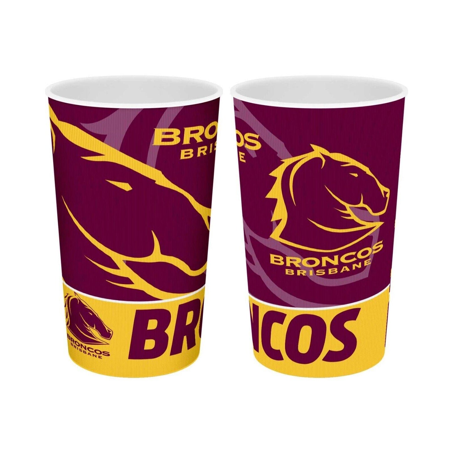 NRL Lenticular Tumbler - Brisbane Broncos - Cup - Single