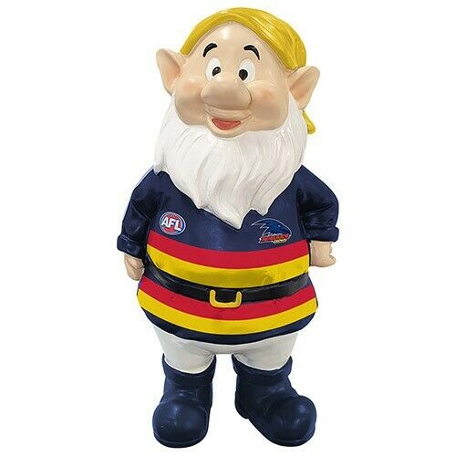 AFL Mini Garden Gnome - Adelaide Crows - Polyresin - 18cm