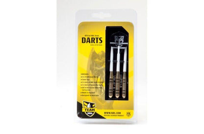 NRL New Zealand Warriors Darts - Set Of 3 With Carry Case - 24 Gram Dart - Brass