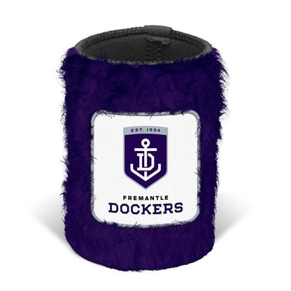 AFL Fluffy Stubby Cooler - Fremantle Dockers - Can Holder