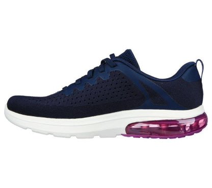 SKECHERS Go Walk Air 2.0 Shoe - Classy Summer - Navy/Purple - Womens