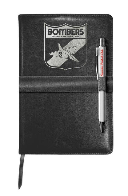 AFL Heritage Notebook & Pen Set - Essendon Bombers - A5 60 Page Pad