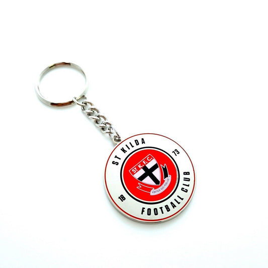 AFL Round Key Ring - St Kilda Saints - Keyring - Aussie Rules - TROFE