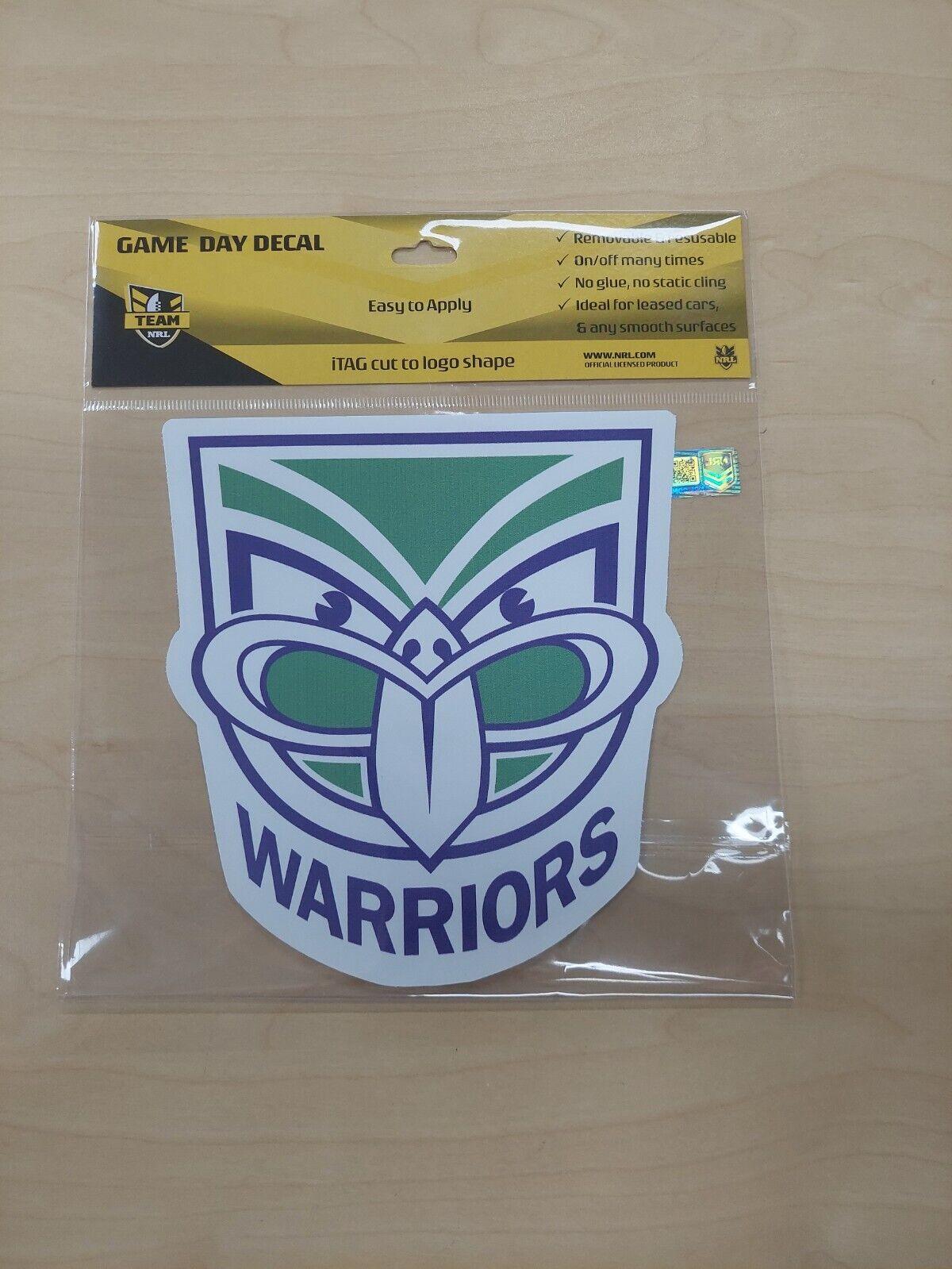 NRL Game Day Decal  - New Zealand Warriors - Car Sticker 180mm