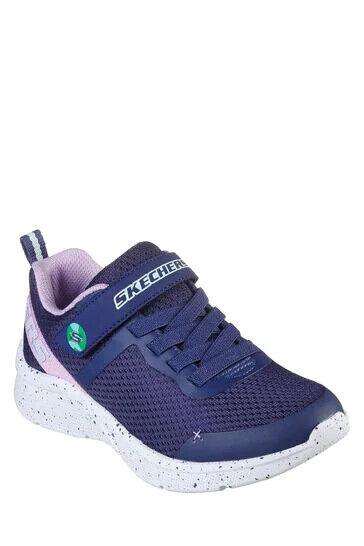 SKECHERS Microspec Eco Fun - Navy/Lavender - Shoe - Kids