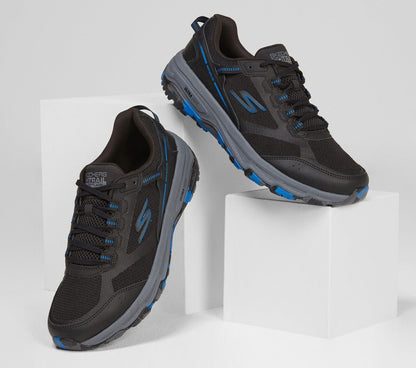 SKECHERS Go Run Trail Altitude - Marble Rock Shoe - Black/Blue - Mens