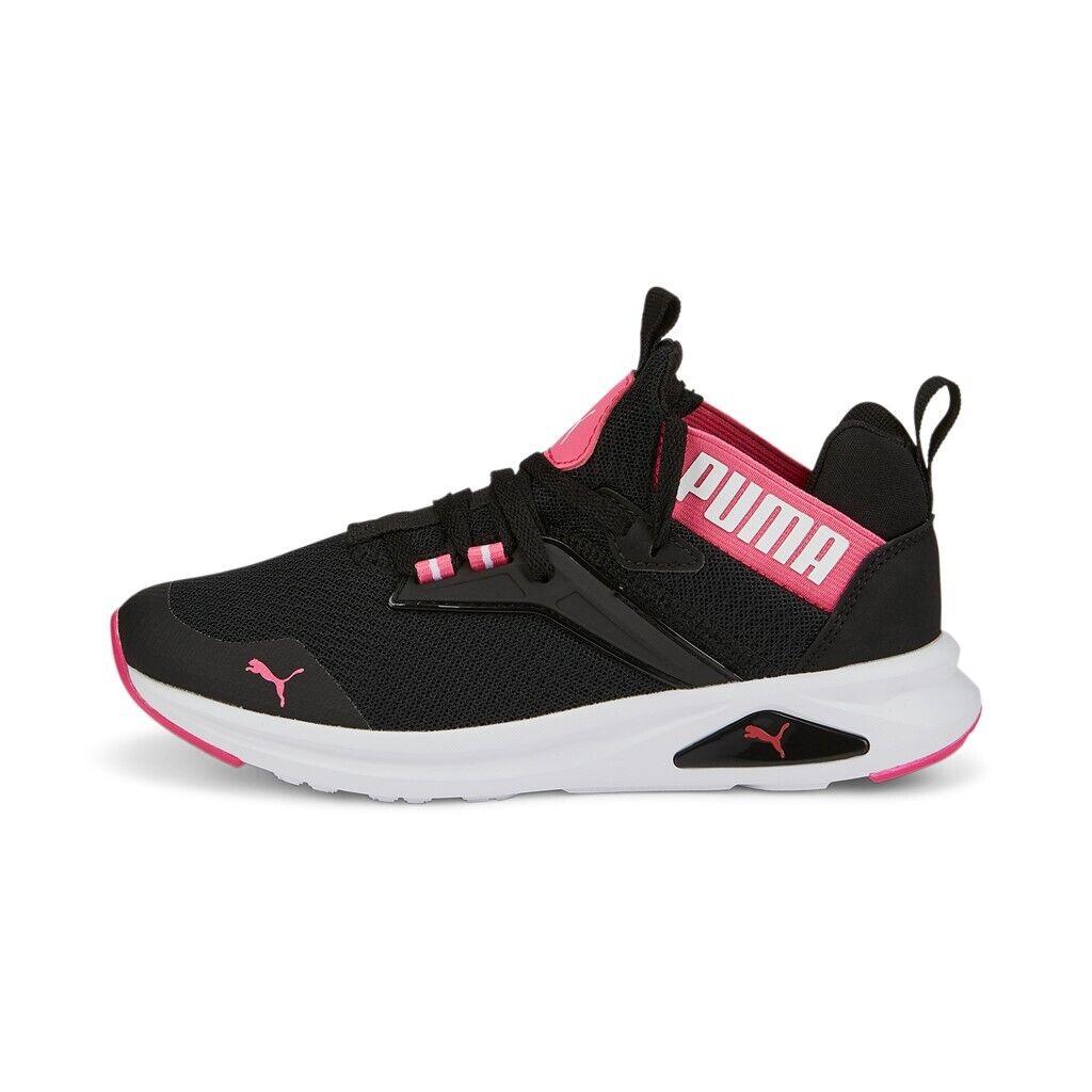 PUMA Enzo 2 Refresh Junior Shoe - Black Pink - Youth - Kids