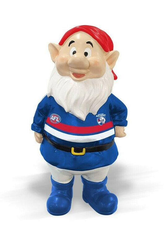 AFL Mini Garden Gnome - Western Bulldogs - Polyresin - 18cm