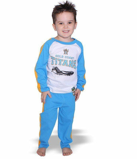 NRL Pyjamas - Gold Coast Titans - Kids - Rugby League -