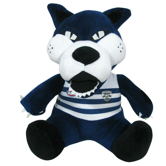 AFL Geelong Cats - Mascot Door Stop - Plush Door Weight - 28cm Tall