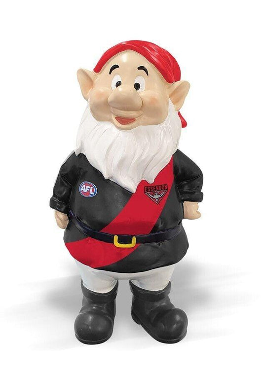 AFL Mini Garden Gnome - Essendon Bombers - Polyresin - 18cm