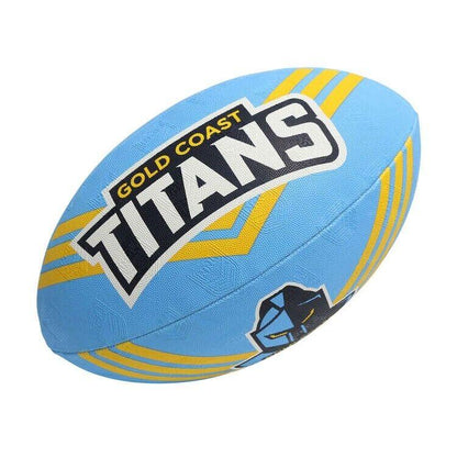 NRL 2023 Supporter Football - Gold Coast Titans - Game Size Ball - Size 5