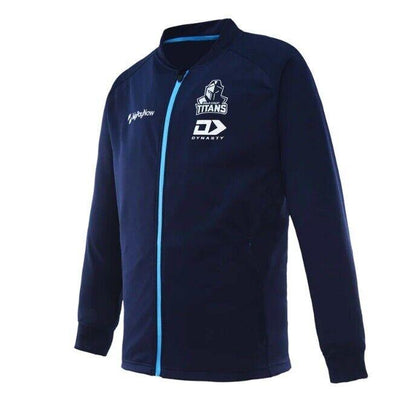 NRL 2023 Anthem Jacket - Gold Coast Titans - Mens - Navy - DYNASTY