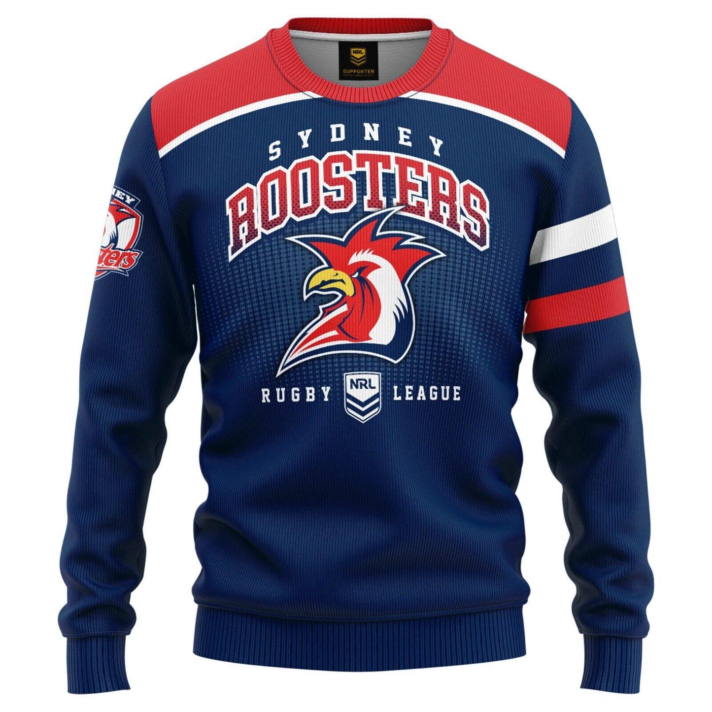 NRL Kids 40/20 Pullover - Sydney Roosters - Infant Baby - Light Jumper