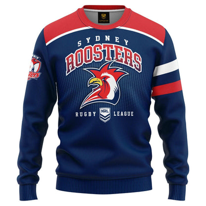 NRL Kids 40/20 Pullover - Sydney Roosters - Infant Baby - Light Jumper