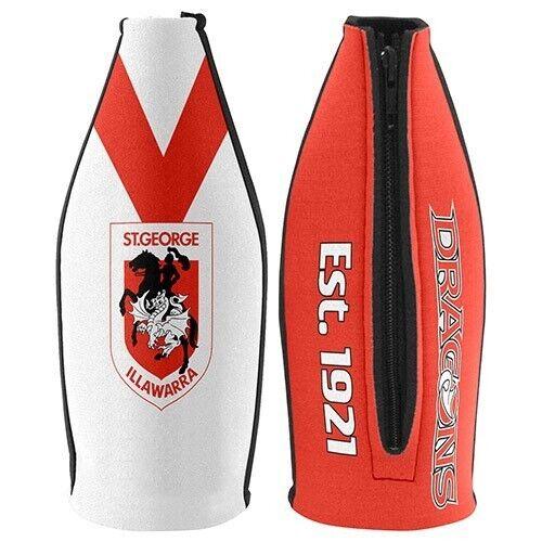 NRL Tallie Stubby Cooler - St George Illawarra Dragons - Tally - Drink - Zipper